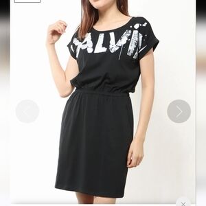 Calvin klein graphic navy shirt dress 1xl nwt, minimalist contemporary